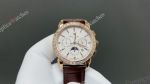 Patek Philippe Complications Swiss 9100 Movement 316L Steel Diamond Bezel Watch 42mm 